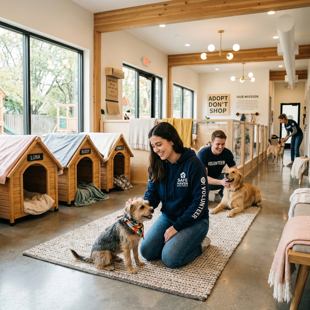 Albergue de animales rescatados